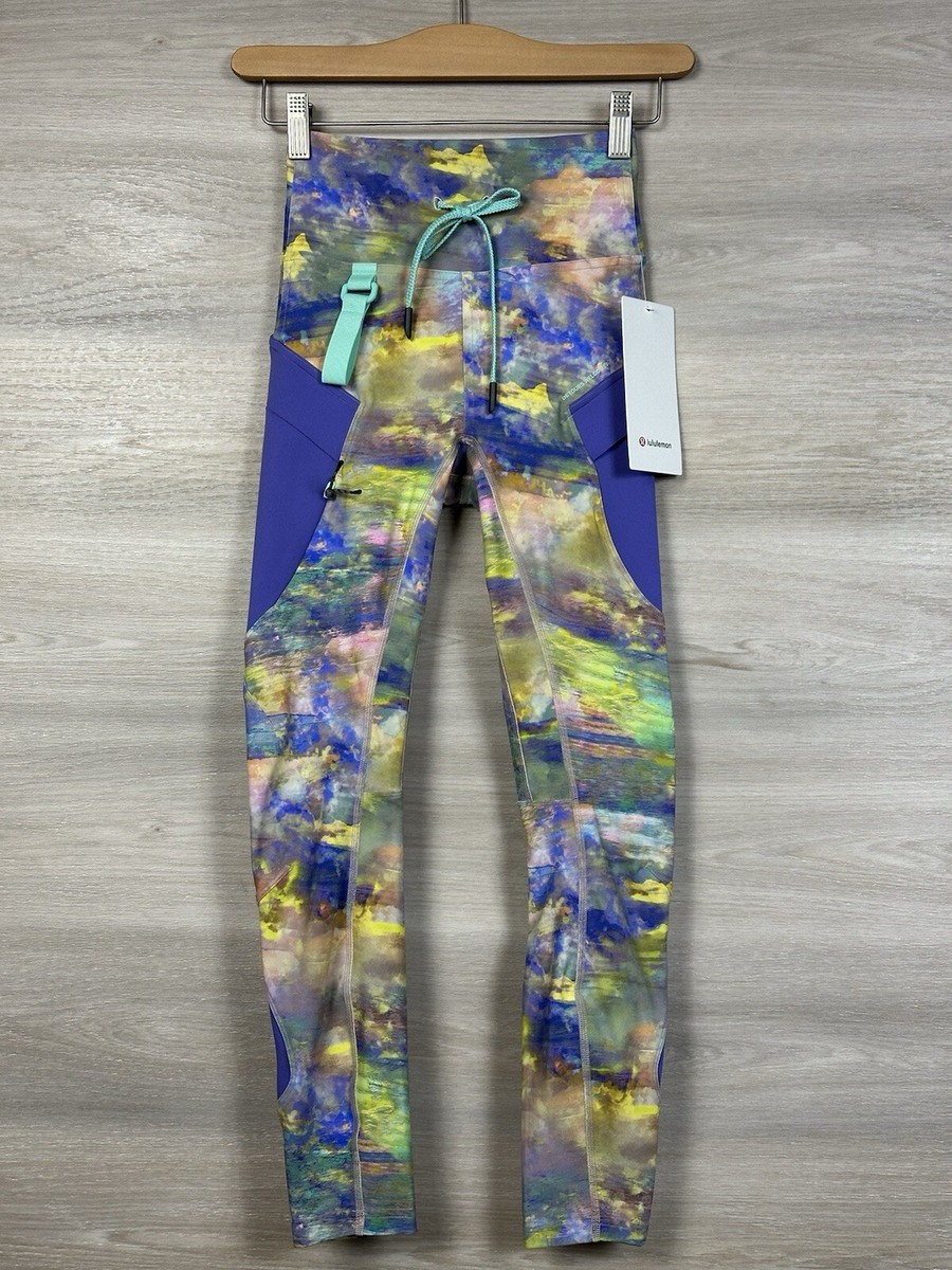 Lululemon Cargo SHR Hiking Tight 25” Size 2 Altered Nature Multi