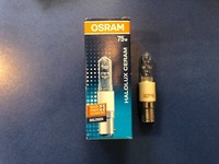Osram Halolux Ceram B15D Achtung 120V!!! 75W Klar 64473 Kl Dimmbar !!! Usa