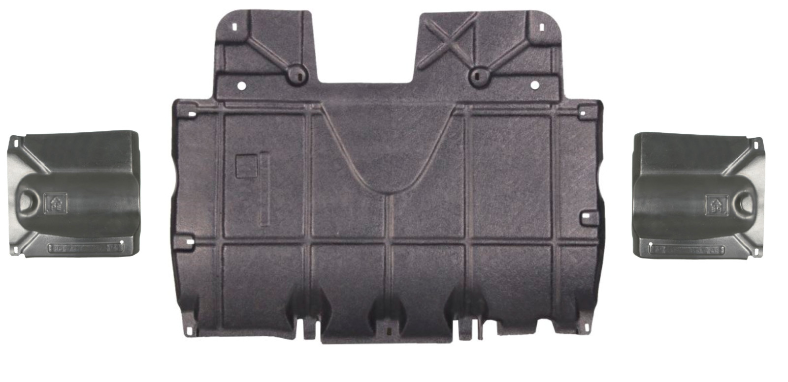 Plaque protection sous moteur Fiat Grande Punto 2005-2012 cache noir