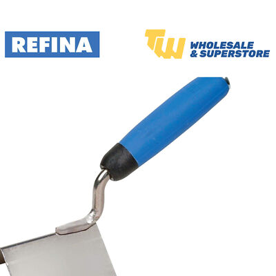 Refina External Corner Trowel 3" Stainless Steel Corner Trowel