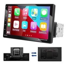 Single 1 Din 9" Car Stereo Radio Apple Carplay Android auto Bluetooth MP5 Player