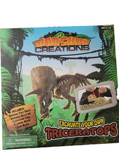Dinosaur Creations Dig Your Own Triceratops Kit