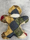 Gingerbread Man Doll , Bowl Filler,  Shelf Tuck, Handmade From Vintage Quilt — photo 2