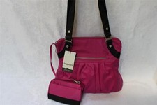 BAGGALLINI AUDREY SATCHEL BAG - ROSE QUARTZ