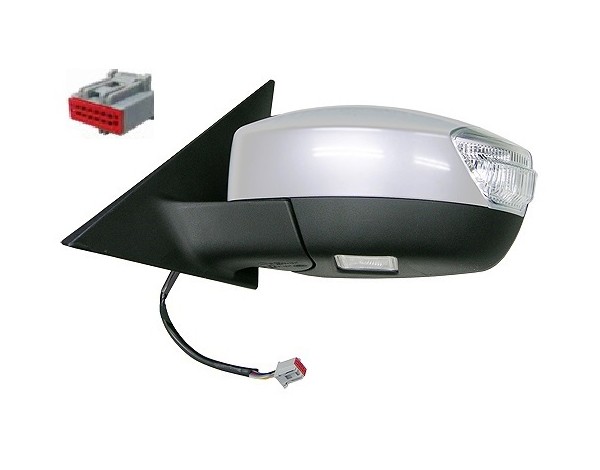 Aussenspiegel Links Ford S-MAX 2006-2014 Ankl. M/Blink. M/Bod. 12 Polig. Stecker-image