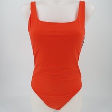 Auden Orange Wide Strap Women's Bodysuit Size XL