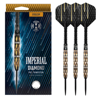 Dartpfeile Harrows Imperial Diamond 90% Steel Darts Steeldart Set Steeltip
