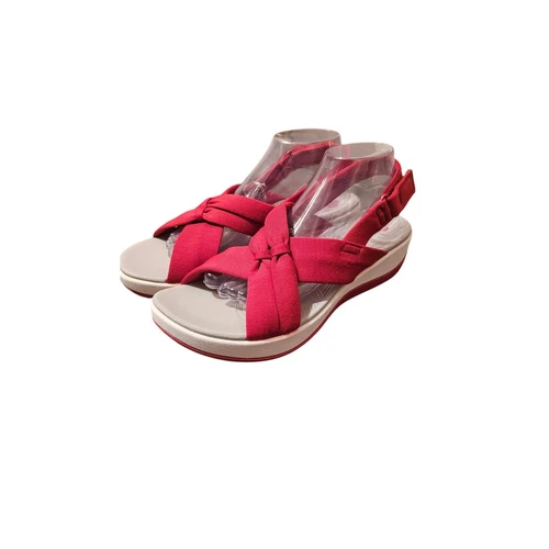 CLARKS Clark's Arla Belle Red Cloud Steppers donna nuovo senza scatola taglia 11M