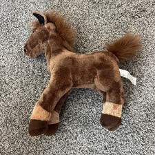 Vintage Toys R Us Animal Alley Horse Plush Brown Stuffed Animal