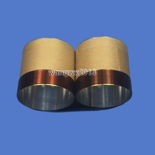 2x 51.5mm 8ohm 8Ω ASV Bass Speaker Voice Coil Woofer Sound Drive Repair 4-Layer