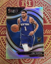 2020-21 Panini Select Obi Toppin Rookie Courtside Silver Prizm Holo #293 RC MINT