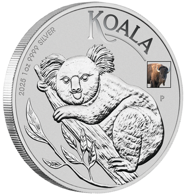 2025 Koala Bison Privy 1oz Silver $1 Coin ANA WORLD'S MONEY FAIR