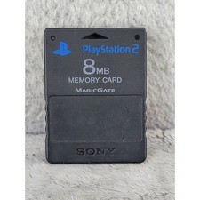 Sony PlayStation 2 PS2 8MB MagicGate Memory Card SCPH10020 Black