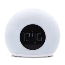 Moon Glow Alarm Table Clock with Color Changing Light - Capello