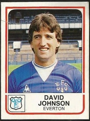 Panini Football 84 - #083 - Everton - David Johnson
