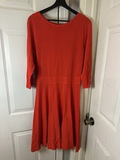 Ann Taylor  Red Pleated Dress