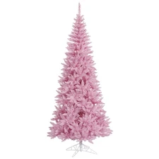 Vickerman 7.5'x40" Pink Slim Fir Tree 1238T - K163675