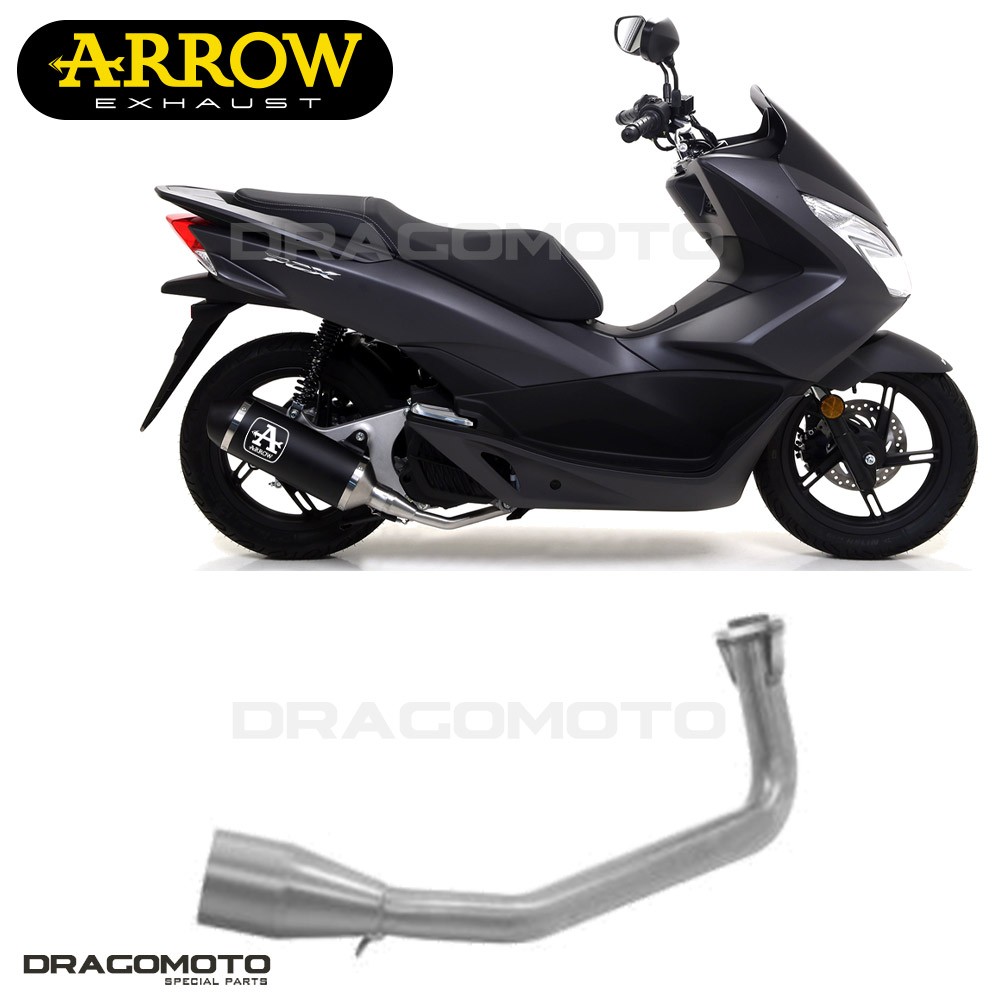 Collecteur ARROW pour HONDA PCX 125 150 de 2014 et 2015 avec catalyseur homologué
