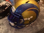 HALL OF FAME KURT WARNER SIGNED FULL SIZE RAMS SPEED AUTHENTIC HELMET W/ VISOR  — photo 5