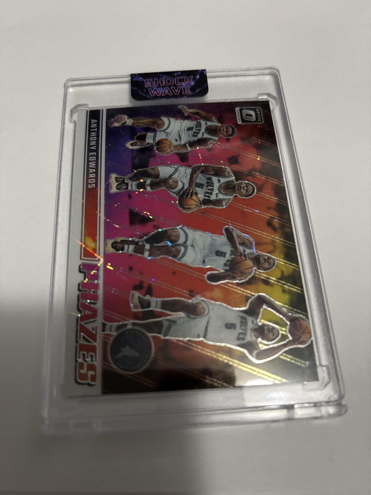 2023-24 Donruss Optic Anthony Edwards Phazes SSP Case Hit #25 Timberwolves Rare