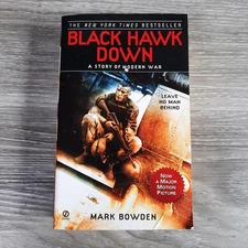 Black Hawk Down Mark Bowden 2001 First Signet Movie Tie-In War