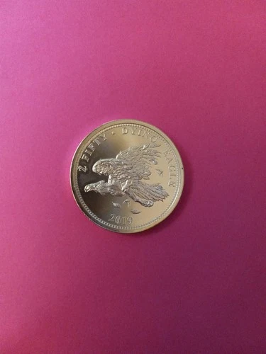 DYING EAGLE 2019 ZOMBUCKS ONE TROY OUNCE .999 Zombie SILVER ROUND