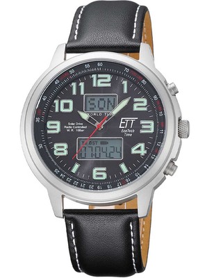 ETT EGS-11301-22L Solar Drive Funkuhr Hunter II Chronograph Herrenuhr