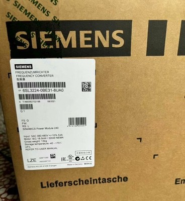 6SL3224-0BE31-8UA0 SIEMENS SINAMICS G120 PM 240 Power Module 6SL3 224-0BE31-8UA0