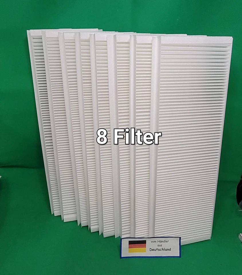 SQOON 8 Filter kompatibel Zehnder ComfoAir Q 350, Q 450, Q 600, 350, D350, 550, D550