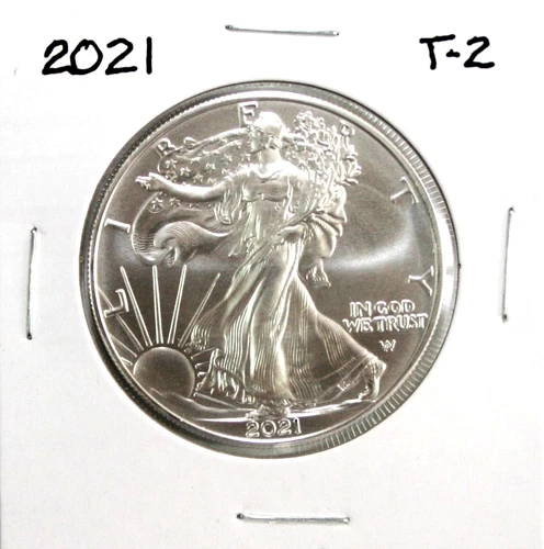 2021 Type-2  American Silver Eagle 1 oz. BU #SC