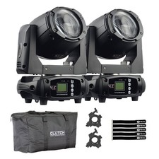 JMAZ Lighting JZ3012 Attco Beam 100 Black DJ Party DMX LED Moving Head Lights...