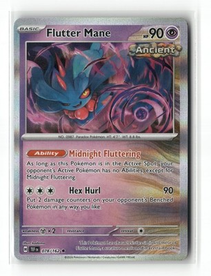 Flutter Mane Holo Rare SV05: Temporal Forces 078/162 NM