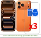 3x iPhone 17 Pro Max Screen Protector w/ cloth and installation stickers