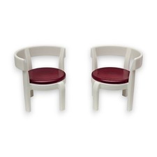 Playmobil Zubehör Stühle Sessel Weiß Rot Rund Küchenstuhl Esszimmerstuhl