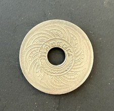1935 (2478) THAILAND 5 SATANG COIN