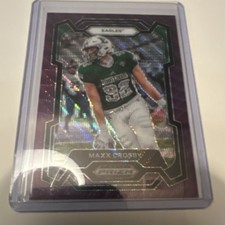 Panini 2024 Prizm Draft Picks Maxx Crosby #68 Eastern Michigan Purple Wave Prizm