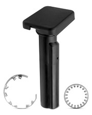 Tube Spare Tire Carrier Lock Cover Kit Fit for GMC Sierra Chevy Silverado