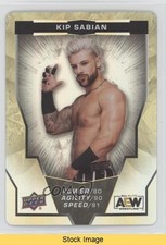 2024 AEW All Elite Wrestling Gaming Cards Level A Gold Foil Kip Sabian READ 0gl1