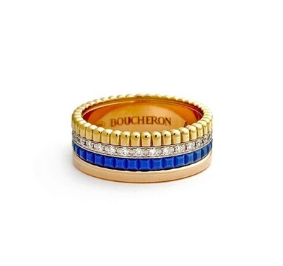Boucheron Quattro Blue Edition Small Ring B1126C254 153392651