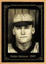 Walter Johnson Cards and Autograph Guide 10