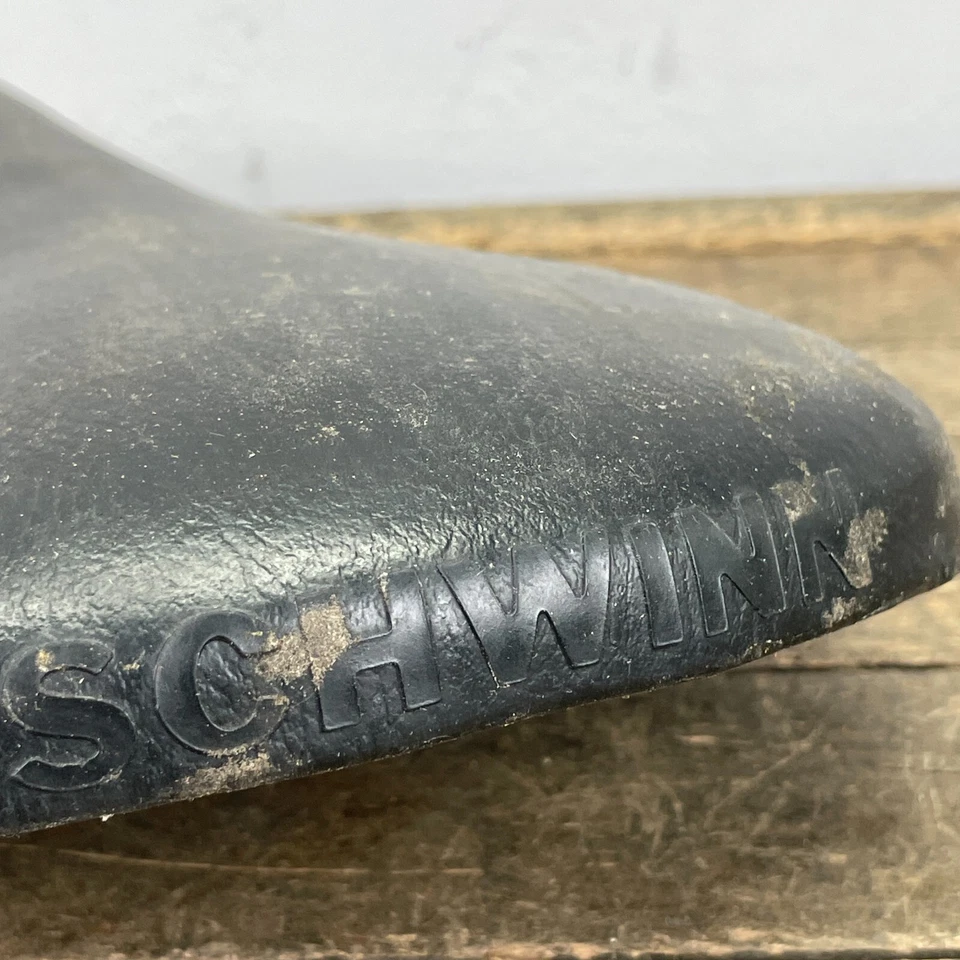 Schwinn BMX сиденье штампованное старая школа BMX с подкладкой черный Mesinger 70-х 80-х OG - Изображение 3 из 4