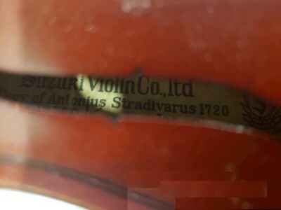 ルイ・マルクーシ、Violin、海外版超希少レゾネ、新品額付 Suzuki Model 280 size 1/2 Violin, Japan (Nagoya) 1980, Very
