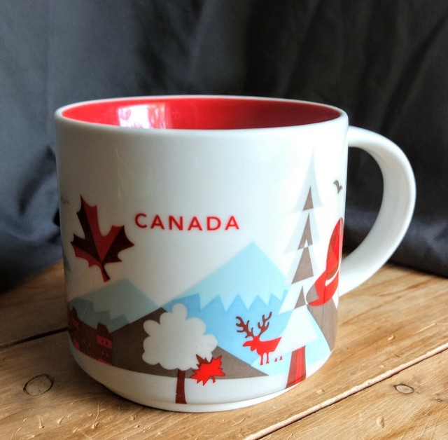 Canada Starbucks You Are Here Collection Coffee Mug Cup