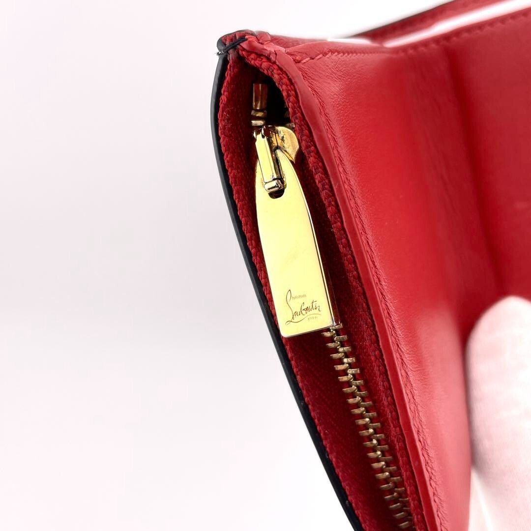 Christian Louboutin LOUBIGAGA MINI WALLET Black Handwritten