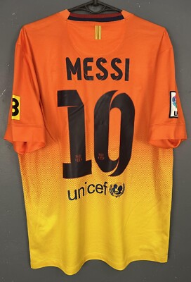 MEN'S FC BARCELONA 2012/2013 LEO MESSI #10 FOOTBALL SOCCER SHIRT