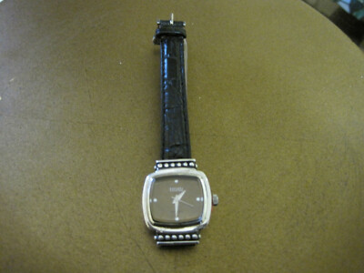 ECLISSI Silver-Tone Women\'s Rectangular Bracelet Watch - Black Dial Ecclissi Rectangle Wristwatches for sale | eBay main image 2