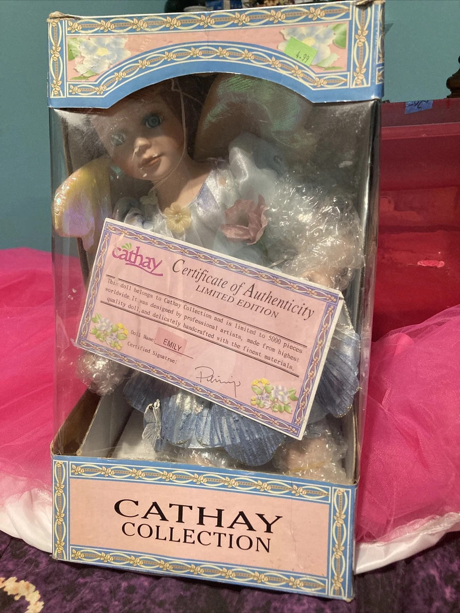 Cathy Collection Angel Porcelain Doll Emily