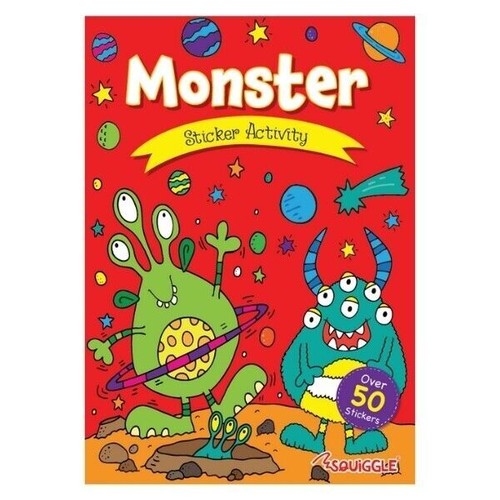 Squiggle Pirates and Monster My Fun Colouring Sticker & Activity Books ...