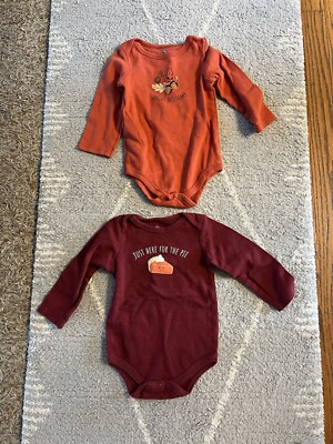 Hudson Bay Bodysuits Fall 24M  Nuts About Mommy   Just Here For The Pie  (2)
