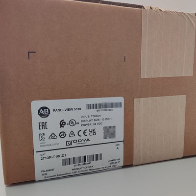 2023 Allen Bradley 2713P-T10CD1 Panelview 5310 Terminal AB 2713PT10CD1 ...